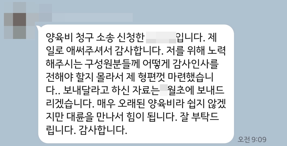 과거양육비청구 판사출신변호사